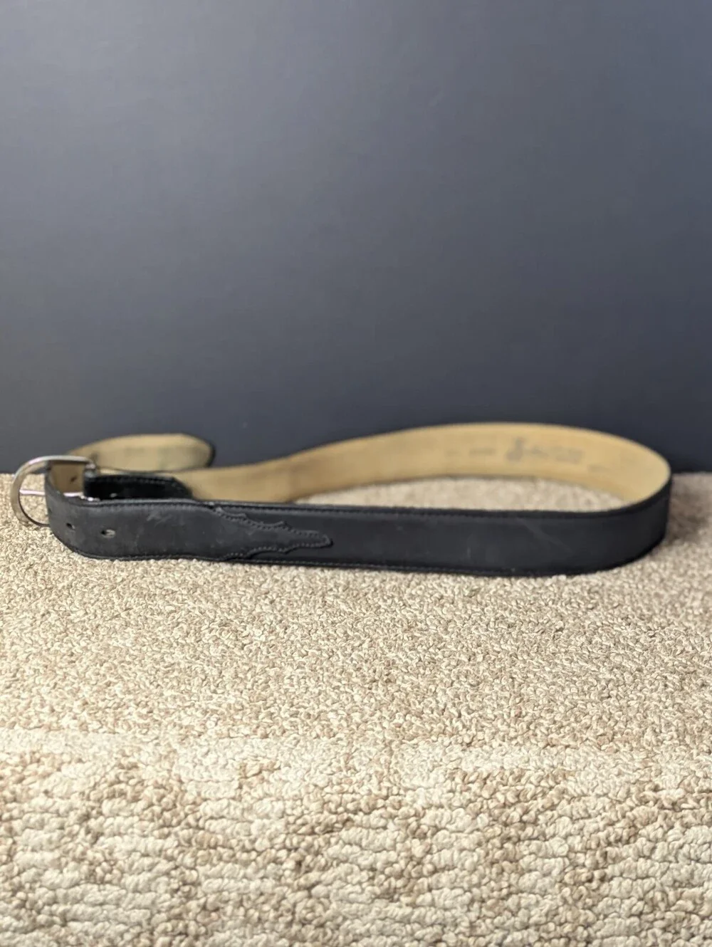 Justin Classic Western 53703 Leather Belt Dark Brown Size 32 Made in USA